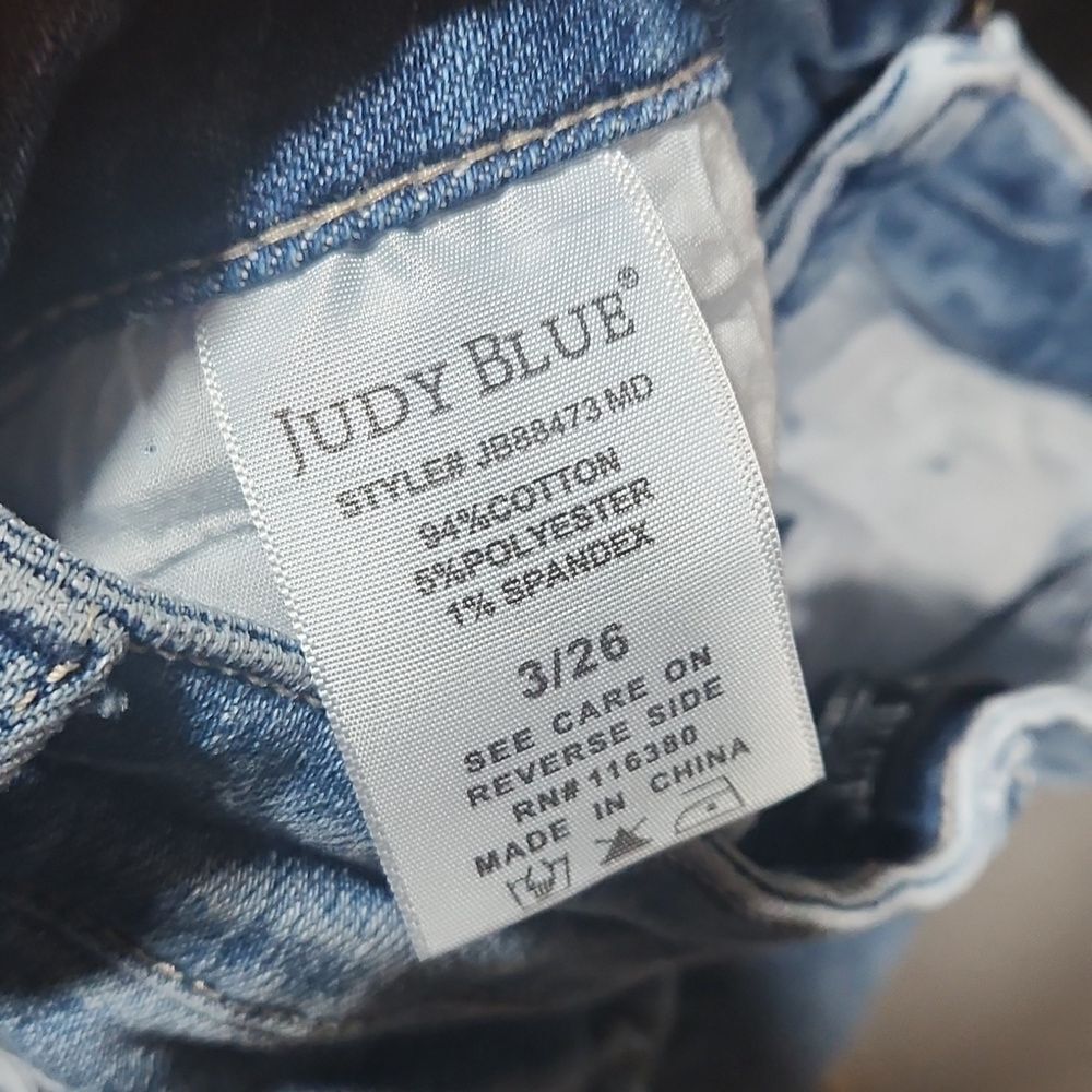 Judy Blue Maryville High Rise Fray Slim Fit Jeans - Picture 6 of 8